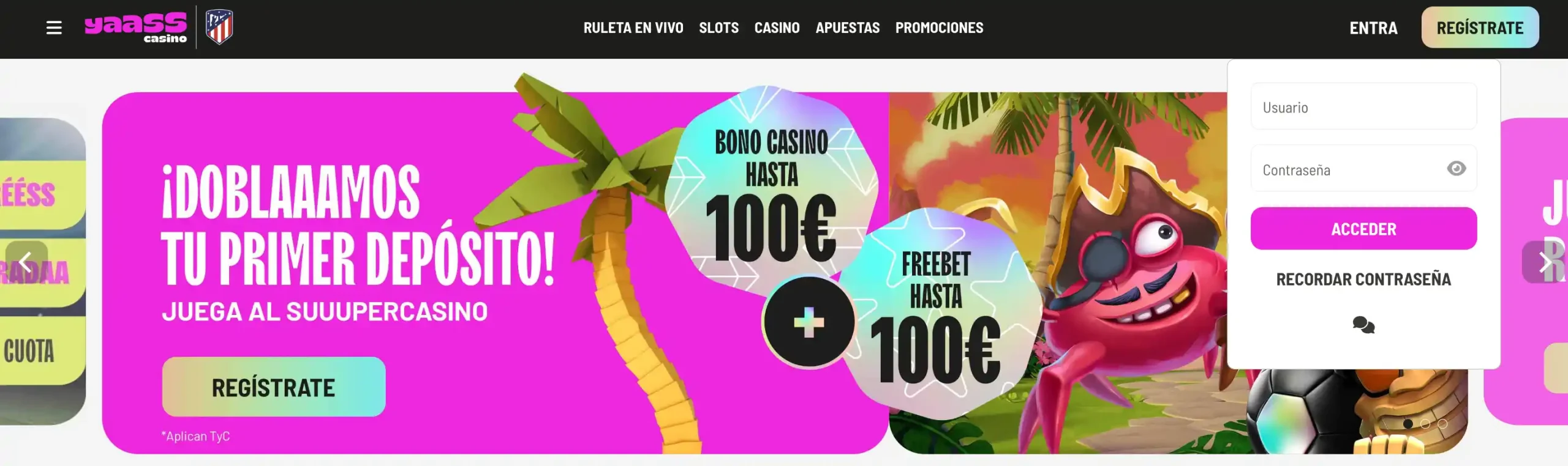 Yaass Casino Login